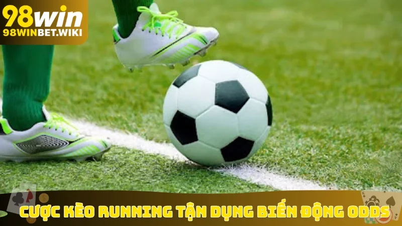 Cược kèo running tận dụng biến động odds